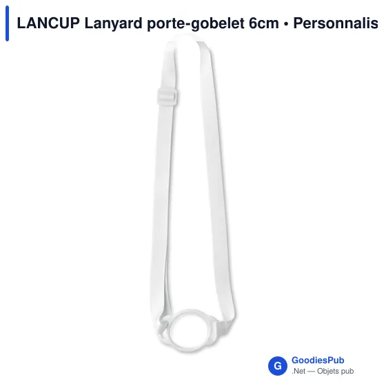 LANCUP Lanyard porte-gobelet 6cm - Image 8