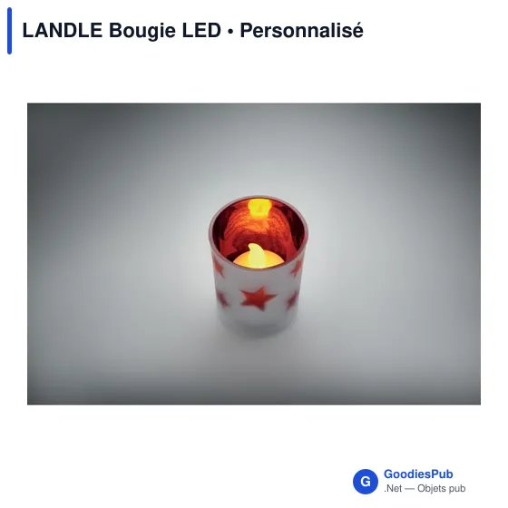 Bougie LED personnalisable avec logo - LANDLE - Image 11