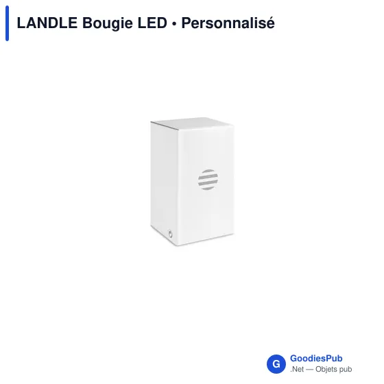 Bougie LED personnalisable avec logo - LANDLE - Image 12