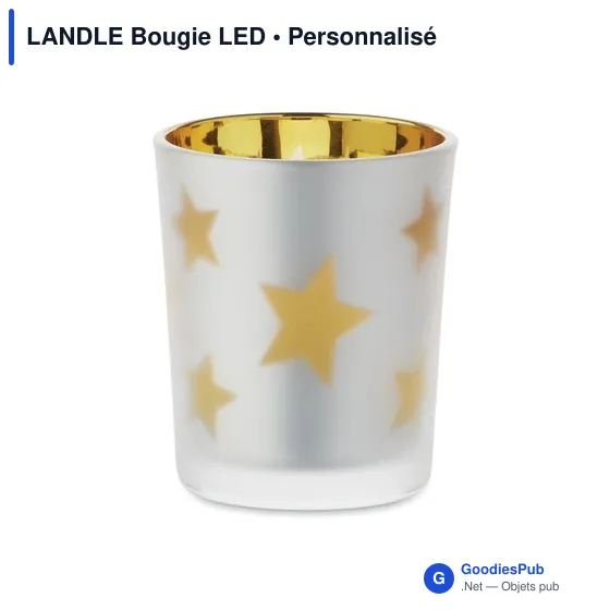 Bougie LED personnalisable avec logo - LANDLE - Image 6