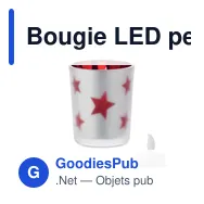 Bougie LED personnalisable avec logo - LANDLE - Miniature 7