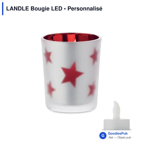 Bougie LED personnalisable avec logo - LANDLE - Image 7