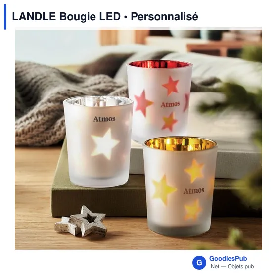 Bougie LED personnalisable avec logo - LANDLE - Image 9