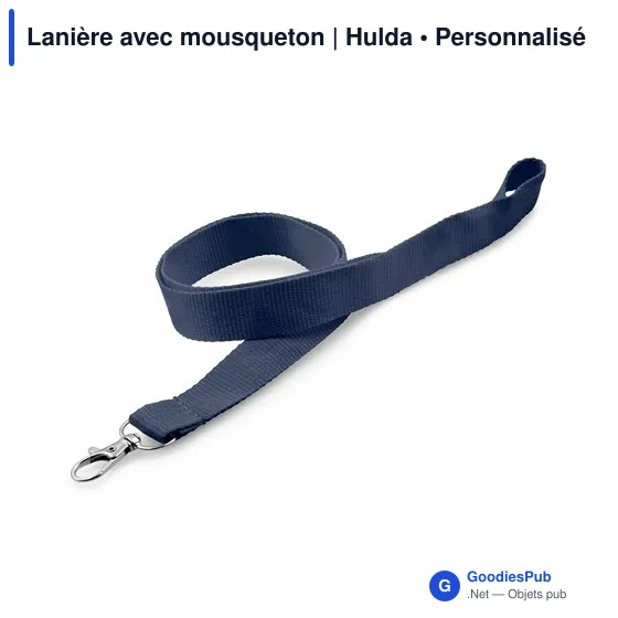 Lanière avec mousqueton | Hulda - Image 1