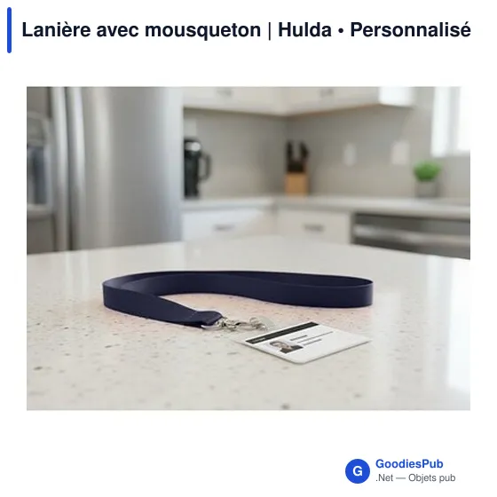 Lanière avec mousqueton | Hulda - Image 2
