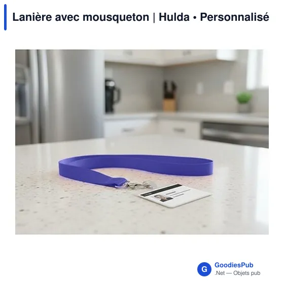 Lanière avec mousqueton | Hulda - Image 12