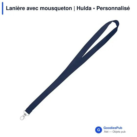 Lanière avec mousqueton | Hulda - Image 3