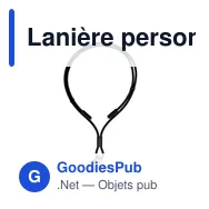Lanière personnalisable pour téléphone avec logo | Bassam - Miniature 1