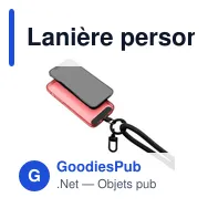 Lanière personnalisable pour téléphone avec logo | Bassam - Miniature 9