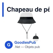 Chapeau de pêcheur personnalisable avec logo - LANIN - Miniature 1
