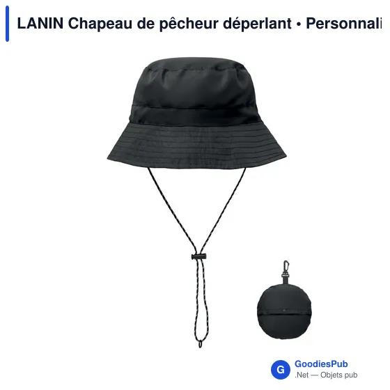 Chapeau de pêcheur personnalisable avec logo - LANIN - Image 1