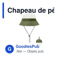 Chapeau de pêcheur personnalisable avec logo - LANIN - Miniature 12