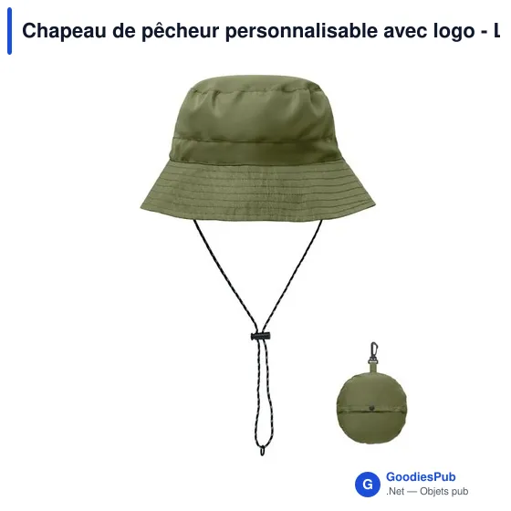 Chapeau de pêcheur personnalisable avec logo - LANIN - Image 12