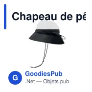 Chapeau de pêcheur personnalisable avec logo - LANIN - Miniature 3