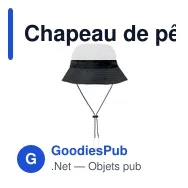 Chapeau de pêcheur personnalisable avec logo - LANIN - Miniature 10