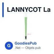 LANNYCOT Lanyard coton 20mm - Miniature 1