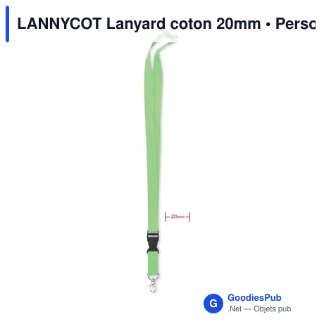 LANNYCOT Lanyard coton 20mm