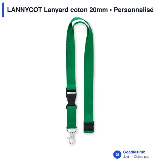 LANNYCOT Lanyard coton 20mm - Image 7