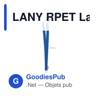 LANY RPET Lanyard en - Miniature 12