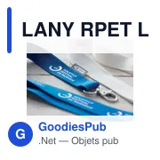 LANY RPET Lanyard en - Miniature 4