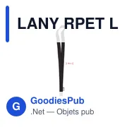 LANY RPET Lanyard en - Miniature 6