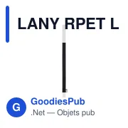 LANY RPET Lanyard en - Miniature 7
