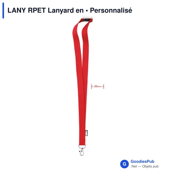 LANY RPET Lanyard en - Image 9