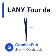 LANY Tour de cou 20 mm - Miniature 1