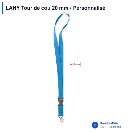 LANY Tour de cou 20 mm - Image 2