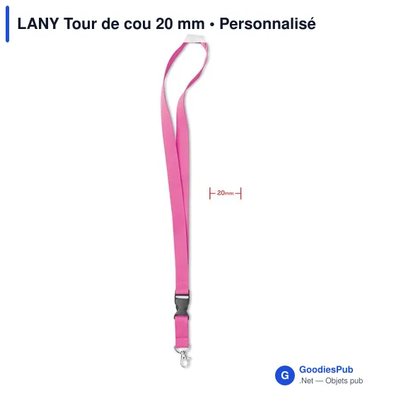 LANY Tour de cou 20 mm - Image 4
