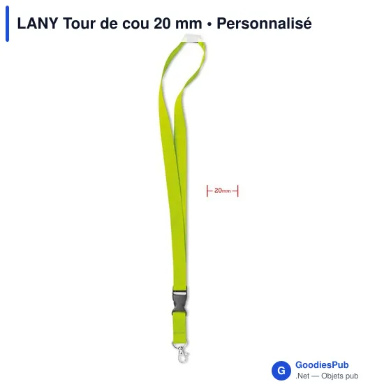 LANY Tour de cou 20 mm - Image 5