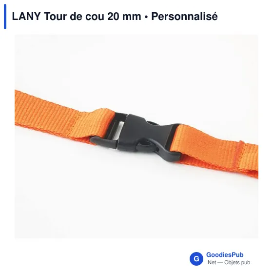 LANY Tour de cou 20 mm - Image 7