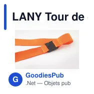LANY Tour de cou 20 mm - Miniature 8