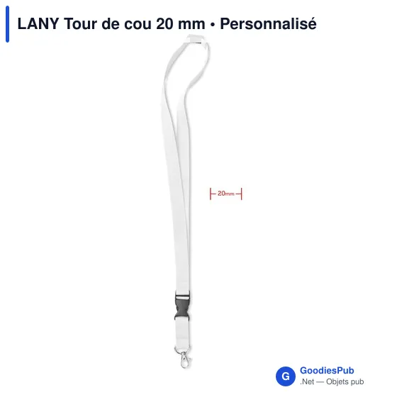 LANY Tour de cou 20 mm - Image 10