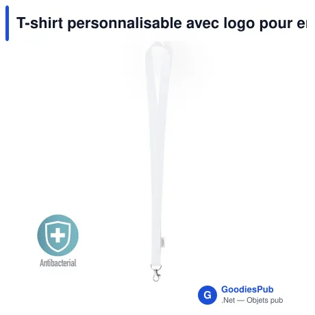 T-shirt personnalisable avec logo pour entreprises - Modèle Lyra