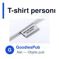 T-shirt personnalisable avec logo pour entreprises - Modèle Lyra - Miniature 5