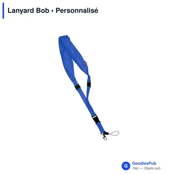 Lanyard personnalisable avec logo pour événements professionnels - Image 11