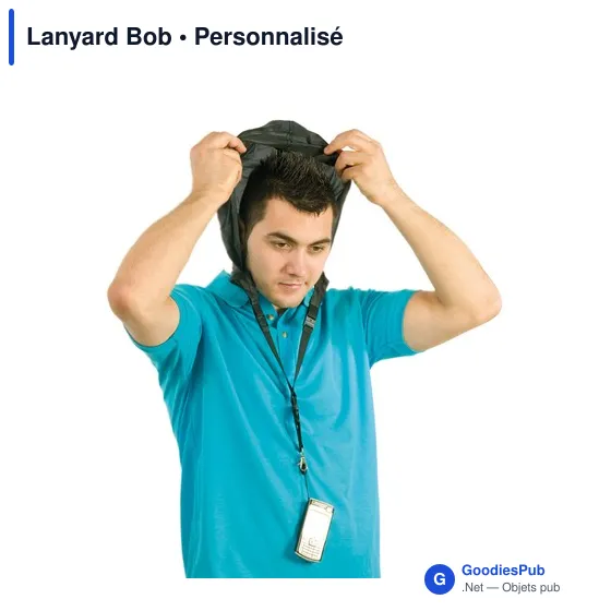Lanyard personnalisable avec logo pour événements professionnels - Image 9