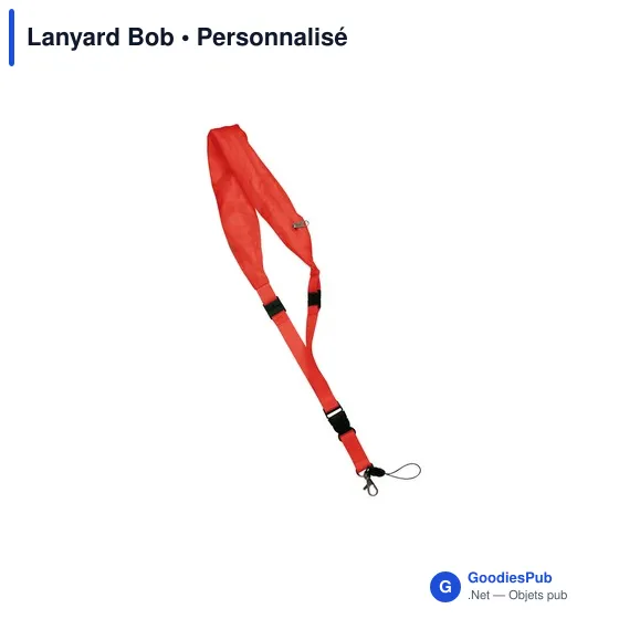 Lanyard personnalisable avec logo pour événements professionnels - Image 10