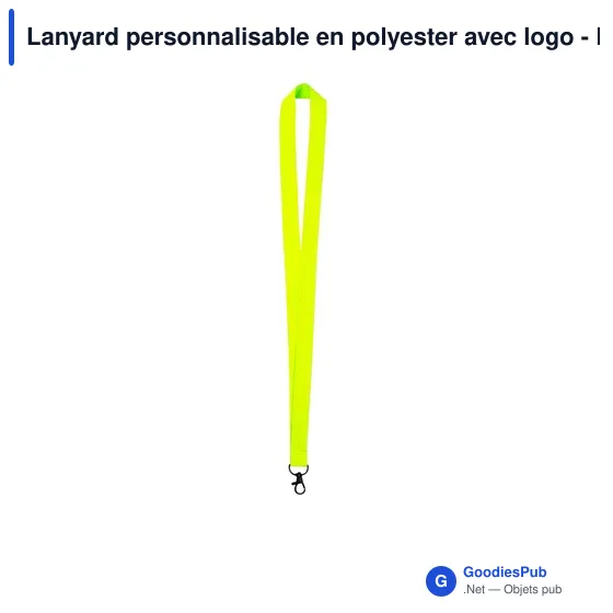 Lanyard personnalisable en polyester avec logo - Lanyard Cofmil - Image 11