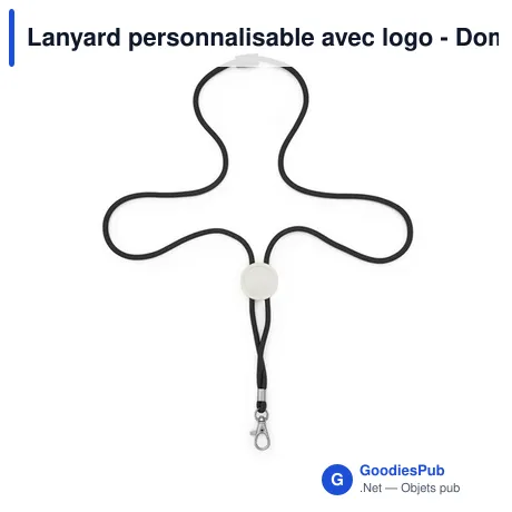 Lanyard personnalisable avec logo - Dominga