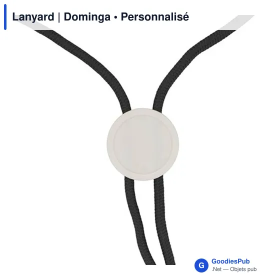 Lanyard personnalisable avec logo - Dominga - Image 2
