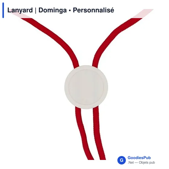 Lanyard personnalisable avec logo - Dominga - Image 11