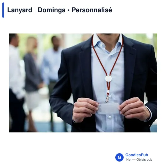 Lanyard personnalisable avec logo - Dominga - Image 12