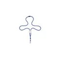Variante bleu - Lanyard personnalisable avec logo - Dominga