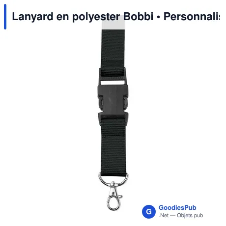 Lanyard en polyester Bobbi
