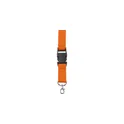 Variante orange - Lanyard en polyester Bobbi