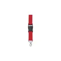 Variante rouge - Lanyard en polyester Bobbi