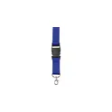 Variante bleu cobalt - Lanyard en polyester Bobbi