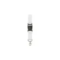 Variante blanc - Lanyard en polyester Bobbi